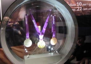 Royal mint visitors centre museum objects mounts for olympic medals