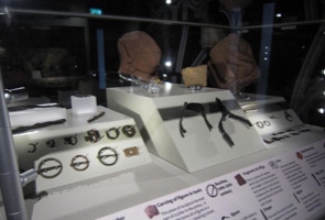 Norton priory  museum object mounts for jewelery