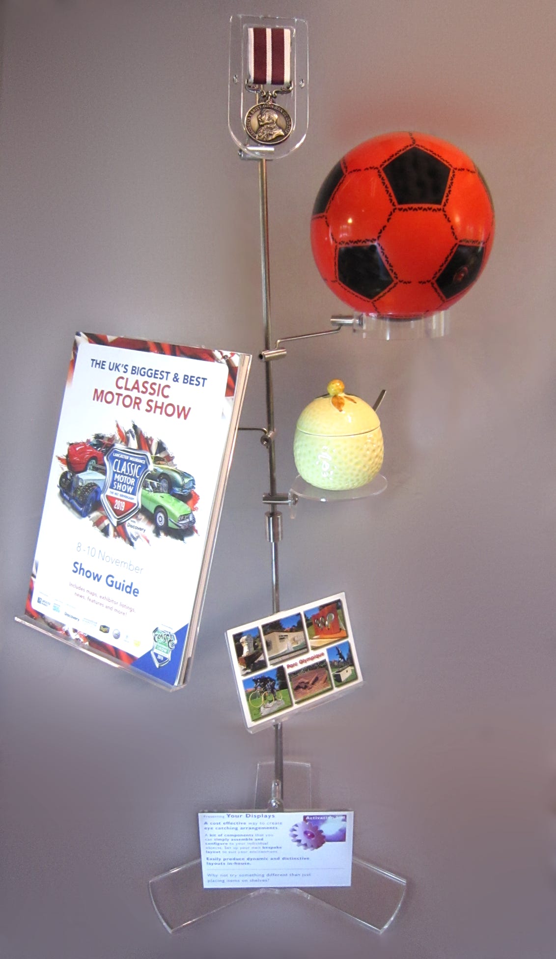 Cost effective object mount display stand