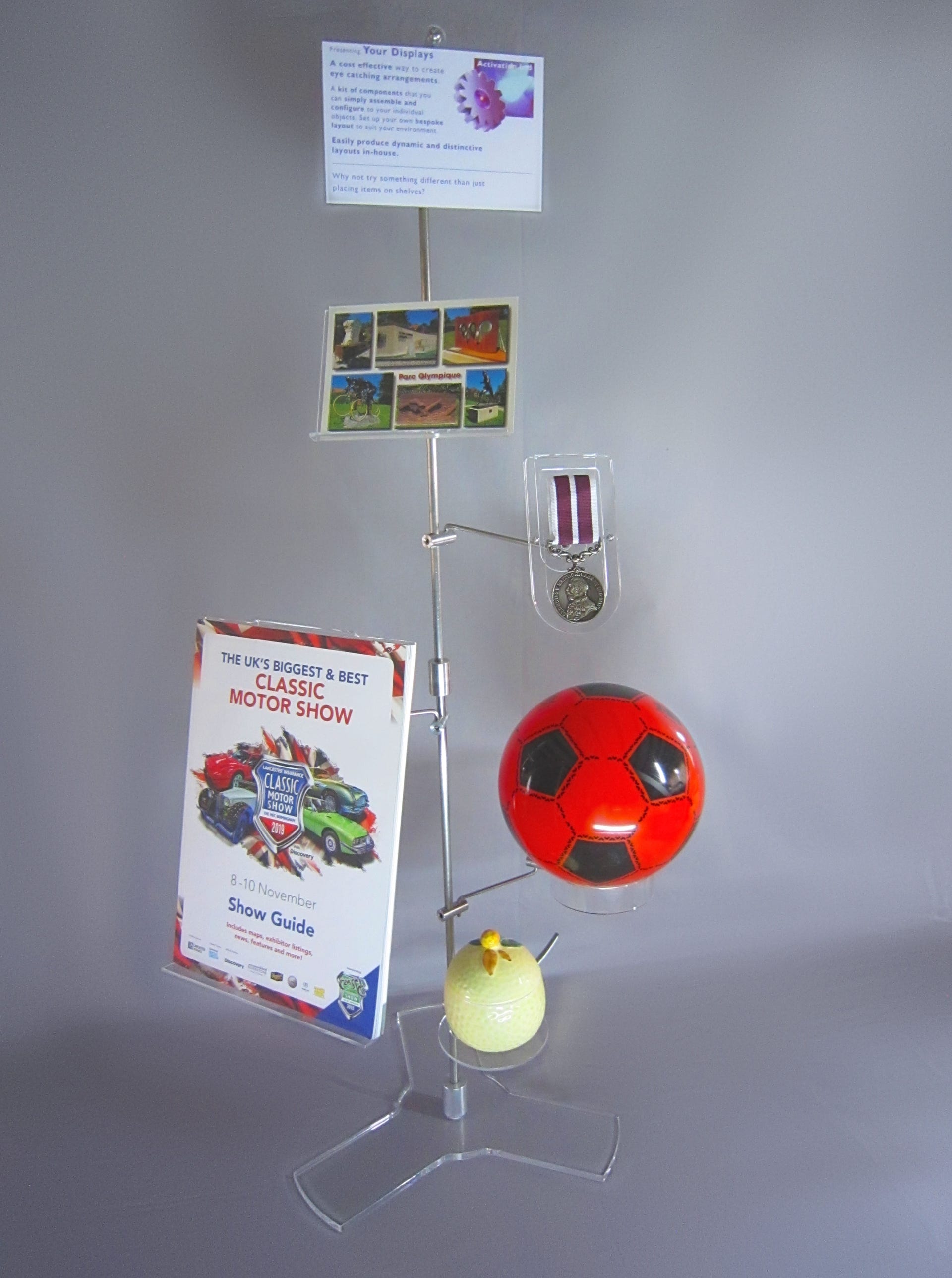 Cost effective object mount display stand