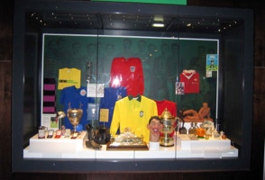 National Football museum shirt ball shield programme trophy object mount