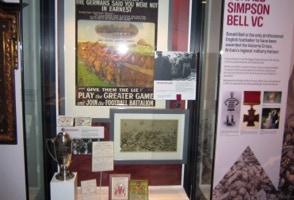 National Football museum shirt ball shield programme trophy object mount