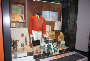 National Football museum shirt ball shield programme trophy object mount