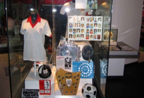 National Football museum shirt ball shield programme trophy object mount