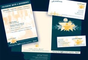 Graphic design business  brochure