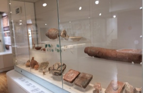 Folkestone museum object mounts for pottery