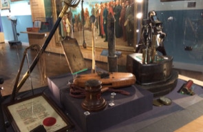 Folkestone museum object mounts for naval collection