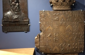 Folkestone museum object mounts forlarge sign