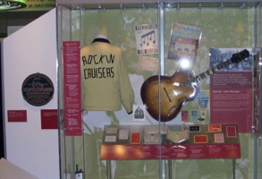 Museum of Liverpool dress trumpet violin arcordian record object mounts