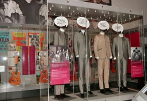 Museum of Liverpool beatles suit object mounts