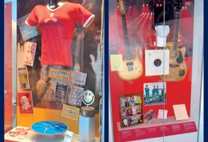 Museum of Liverpool guitar bass clubbing record object mounts