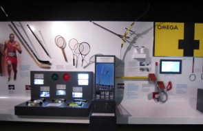 Olympic museum tennis racket athletics object mounts