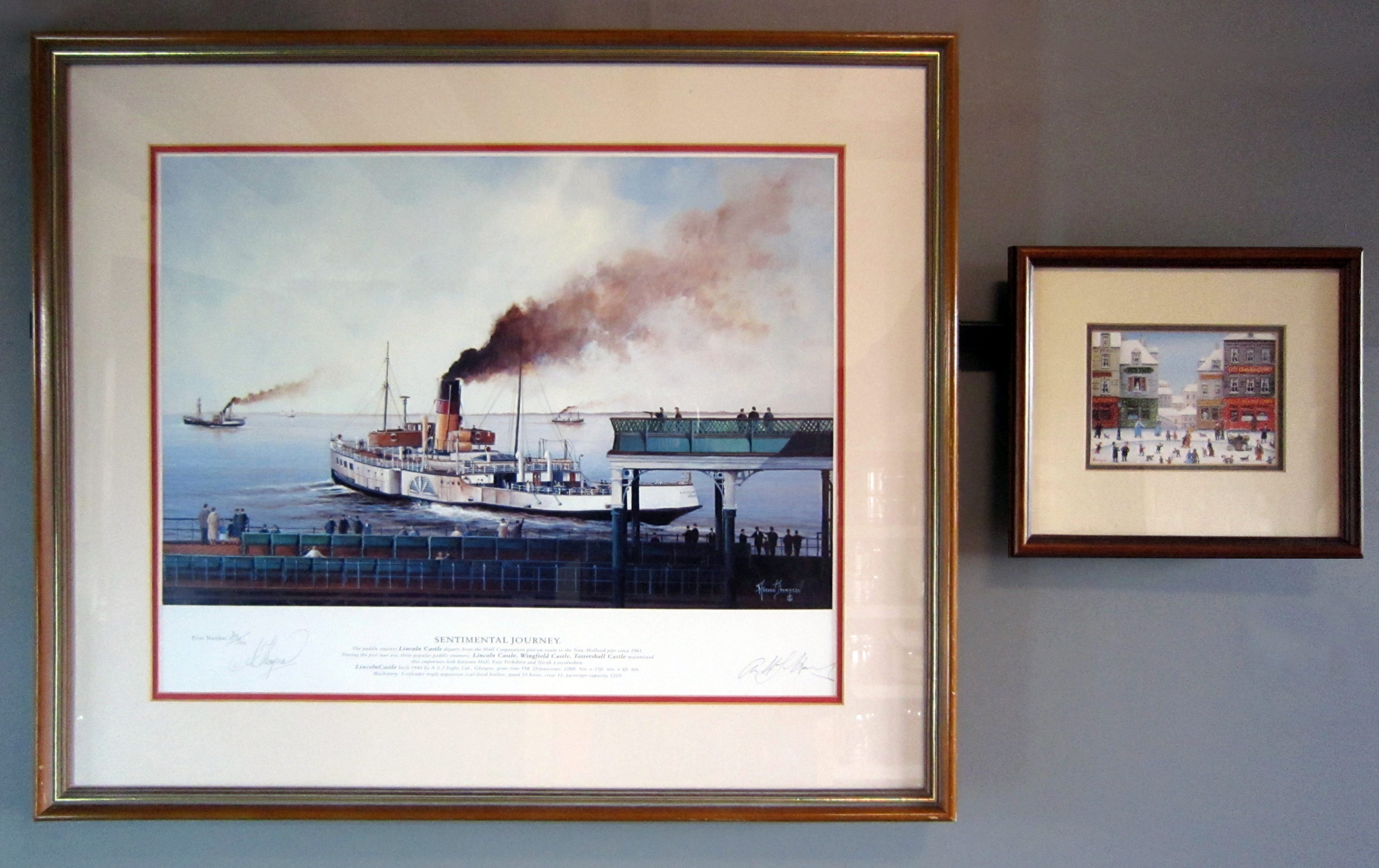 Picture frame gallery mount system